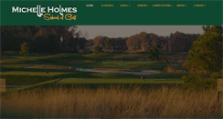 Desktop Screenshot of michelleholmesgolf.com